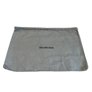 Authentic Large Balenciaga Logo‎ Dust Bag Drawstring Bag 14" x 9.5" NICE!